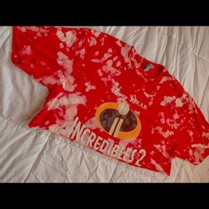 Disney incredibles crop top
